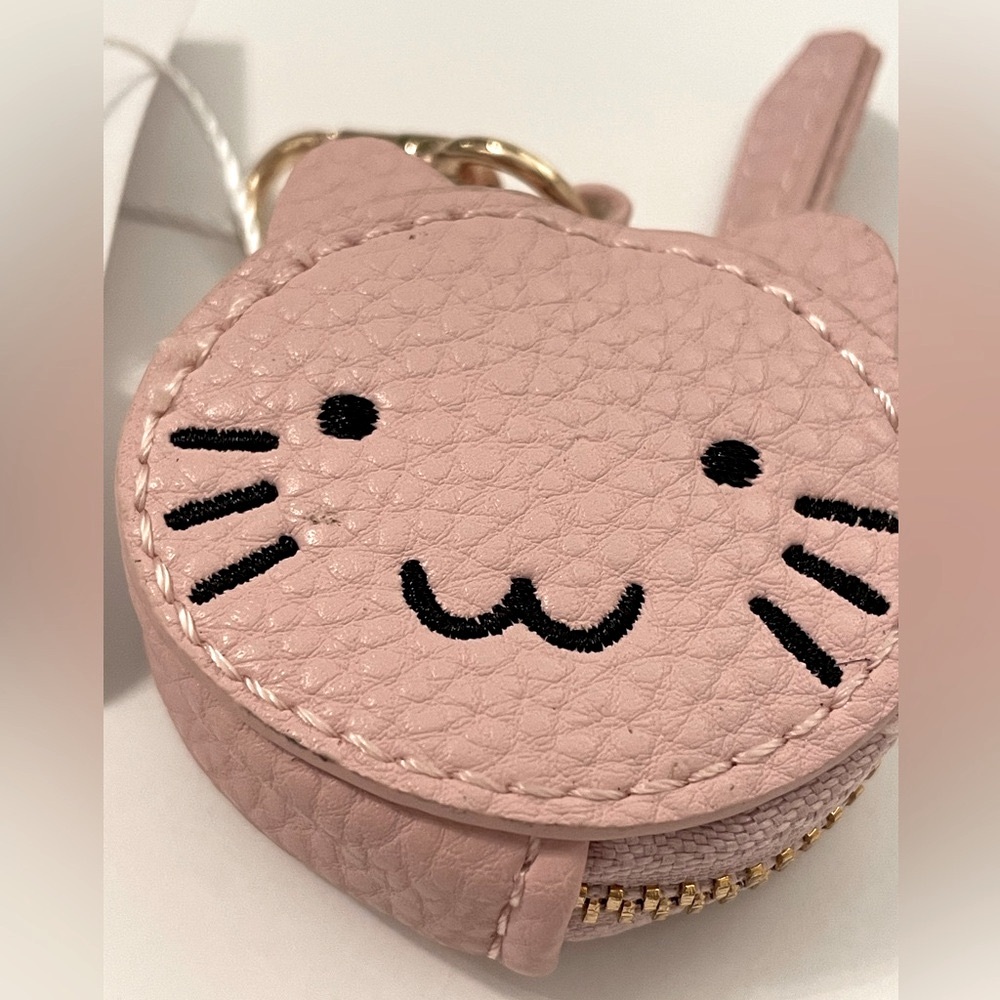 Cutie Pink Cat Bag Charm (Anthropologie Brand) - Picture 8 of 9